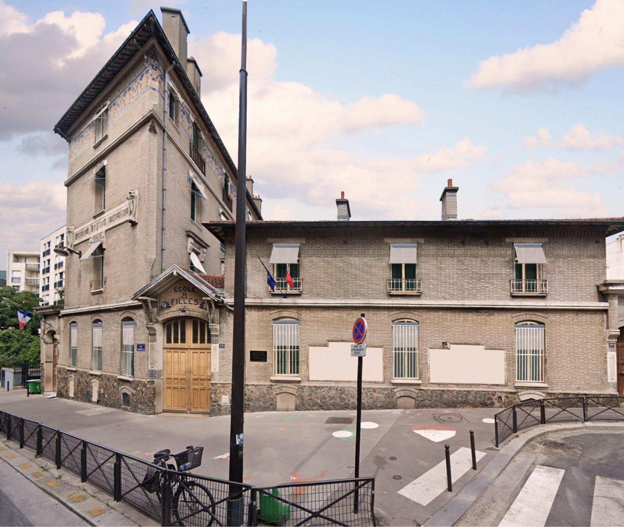 Entrée Groupe scolaire Romainville